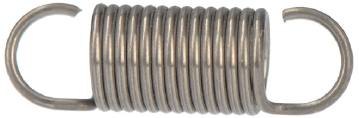 Zugfeder, L=25mm, d= 0,9mm, Øa=8,0mm