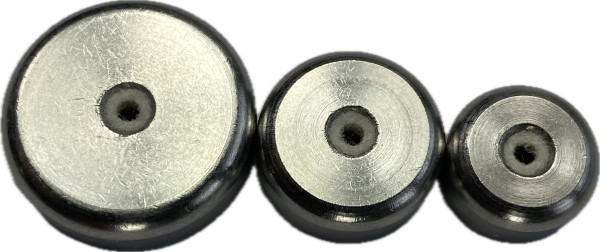 Edelstahlpulpete, mit Formfilzeinsatz