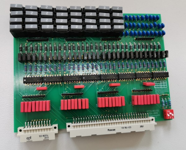Ausgangsplatte m. Sicherungen, für Elektronisches Koppelsystem "EKS"