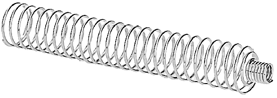 Druckfeder, L=61mm, d= 0,6mm, Øa=9,3mm