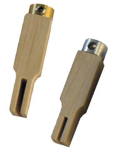 Tracker connectors with collet