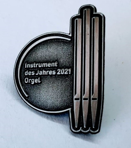 Badge &quot;Year of the Organ 2021&quot;