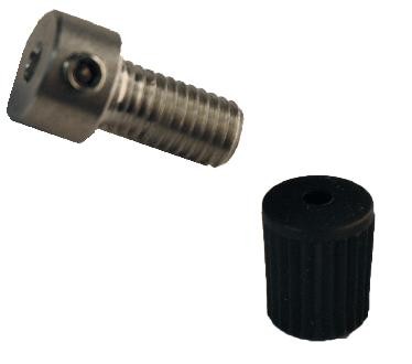 Regulating screws aluminium/brass