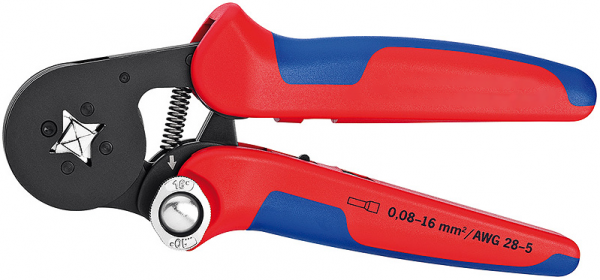 Crimping pliers for end sleeves