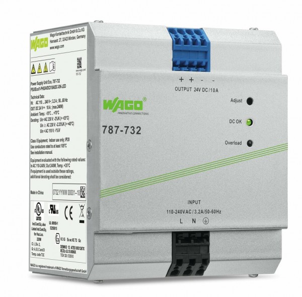 Switching power supply 100-240V/24V 10A (22-28V)